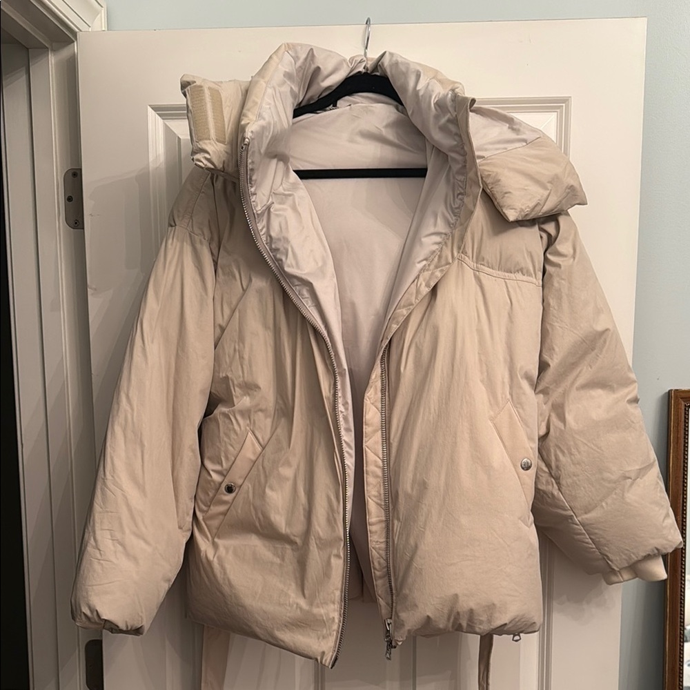 Cream Puffer Jacket